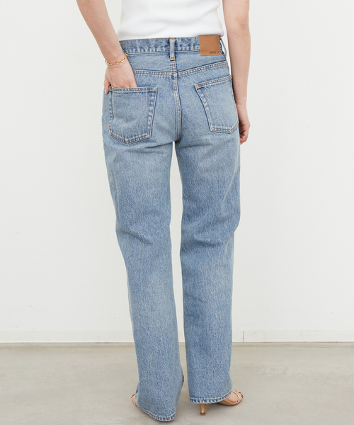 Deuxieme Classe(ドゥーズィエムクラス)の「Straight ジーンズ(デニムパンツ・レディース・エメラルドブルー・34)」の3枚目の写真