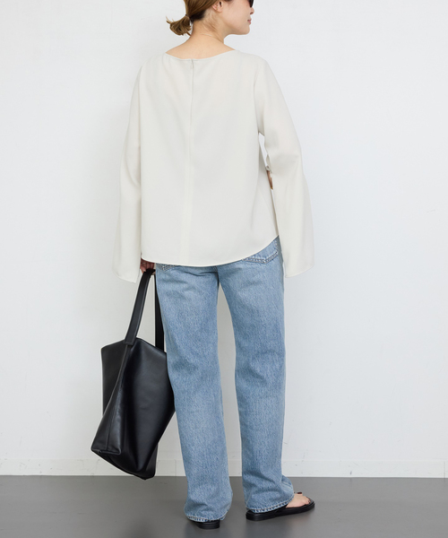 Deuxieme Classe(ドゥーズィエムクラス)の「Straight ジーンズ(デニムパンツ・レディース・エメラルドブルー・34)」の8枚目の写真