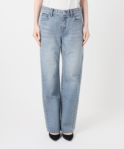 Deuxieme Classe(ドゥーズィエムクラス)の「Straight ジーンズ(デニムパンツ・レディース・エメラルドブルー・34)」の10枚目の写真
