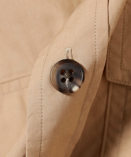 BRILLA per il gusto（ブリッラペルイルグースト）の「コットンタイプライター ダブルポケット オーバーシャツ（シャツ/ブラウス・メンズ・ネイビー/ナチュラル/ベージュ・S/M/XL/L）」の11枚目の写真