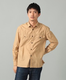 BRILLA per il gusto | コットンタイプライター ダブルポケット オーバーシャツ(シャツ/ブラウス)