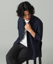 BRILLA per il gusto | コットンタイプライター ダブルポケット オーバーシャツ(シャツ/ブラウス)