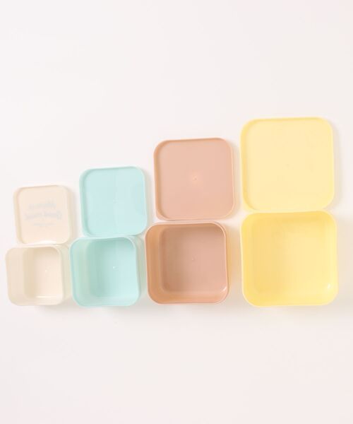 FOUND GOOD（ファウンドグッド）の「4PランチBOX（お弁当箱・レディース・イエロー系・FREE）」の3枚目の写真