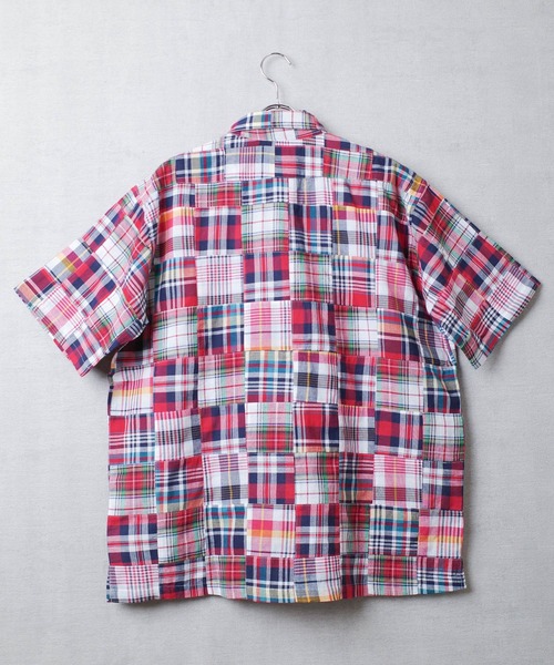 INNOCENT(イノセント)の「【T9】【UNIVERD72/ユニバード72】MADRAS PATCH WORK S/S SHIRTS マドラス パッチワーク ショートスリーブ シャツ 41045(シャツ/ブラウス・メンズ・レッド/グリーン/ブルー/ナチュラル・MEDIUM/LARGE/X-LARGE)」の21枚目の写真