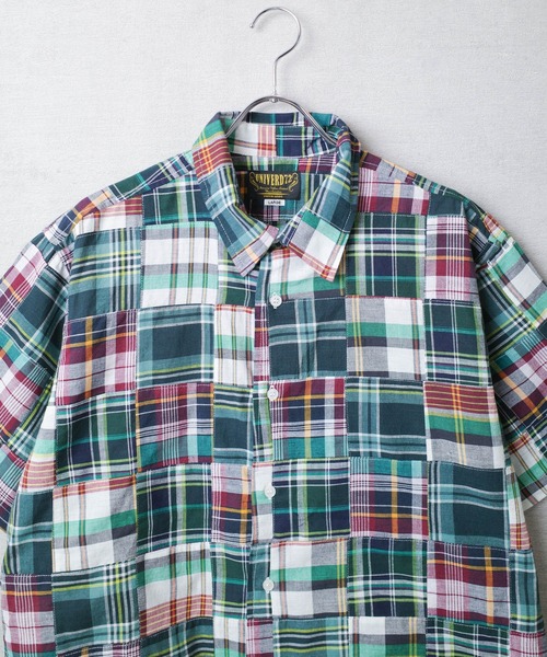 INNOCENT(イノセント)の「【T9】【UNIVERD72/ユニバード72】MADRAS PATCH WORK S/S SHIRTS マドラス パッチワーク ショートスリーブ シャツ 41045(シャツ/ブラウス・メンズ・レッド/グリーン/ブルー/ナチュラル・MEDIUM/LARGE/X-LARGE)」の19枚目の写真