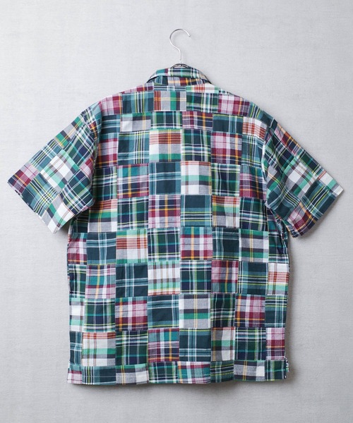 INNOCENT(イノセント)の「【T9】【UNIVERD72/ユニバード72】MADRAS PATCH WORK S/S SHIRTS マドラス パッチワーク ショートスリーブ シャツ 41045(シャツ/ブラウス・メンズ・レッド/グリーン/ブルー/ナチュラル・MEDIUM/LARGE/X-LARGE)」の14枚目の写真