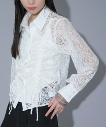 Ellno de Mavie ワンピース Tシャツ ラメ ホワイト 白 F Ellno de Mavie（エルノデメヴィ）のレディースファッション通販