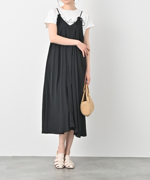 SENEE サテンキャミワンピース satin cami onepiece (サテンキャミワンピース)（ワンピース