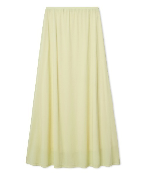 Mila Owen(ミラオーウェン)の「【セットアップ対応】【ウォッシャブル】フロッキーベロアナロースカート(スカート・レディース・チャコールグレー/ベージュ/ライム・0/1)」の11枚目の写真