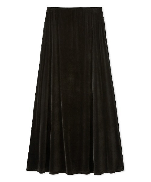 Mila Owen(ミラオーウェン)の「【セットアップ対応】【ウォッシャブル】フロッキーベロアナロースカート(スカート・レディース・チャコールグレー/ベージュ/ライム・0/1)」の16枚目の写真