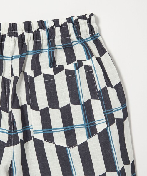 green label relaxing（グリーンレーベルリラクシング）の「甚平 モダン幾何学 チェック/ キッズ（浴衣・キッズ・ブラウン/ネイビー・S/M/L）」の13枚目の写真