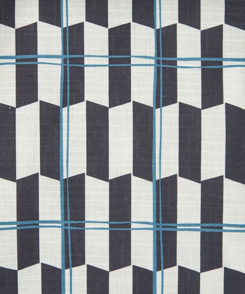 green label relaxing（グリーンレーベルリラクシング）の「甚平 モダン幾何学 チェック/ キッズ（浴衣・キッズ・ブラウン/ネイビー・S/M/L）」の14枚目の写真