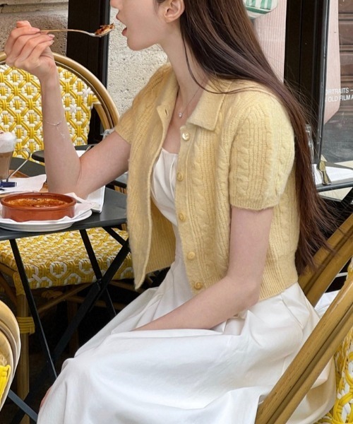 YUGA(ユーガ)の「YUGA_YGMC Square neck resort dress(ワンピース・レディース・ブラック/オフホワイト・M/S)」の12枚目の写真