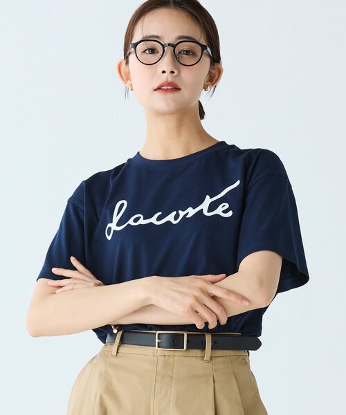 オンライン限定】LACOSTE スクリプトネームロゴ ルーズ