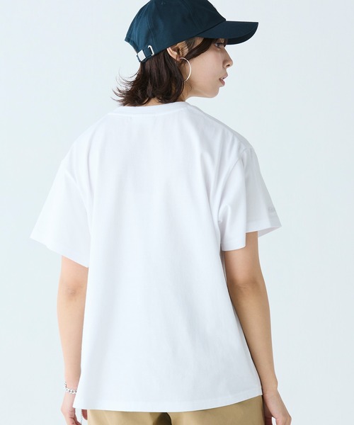 tシャツ 「オンライン限定」LACOSTE スクリプトネームロゴ  ルーズシルエットハーフスリーブTシャツ レディース メンズ オンライン限定】LACOSTE スクリプトネームロゴ ルーズ