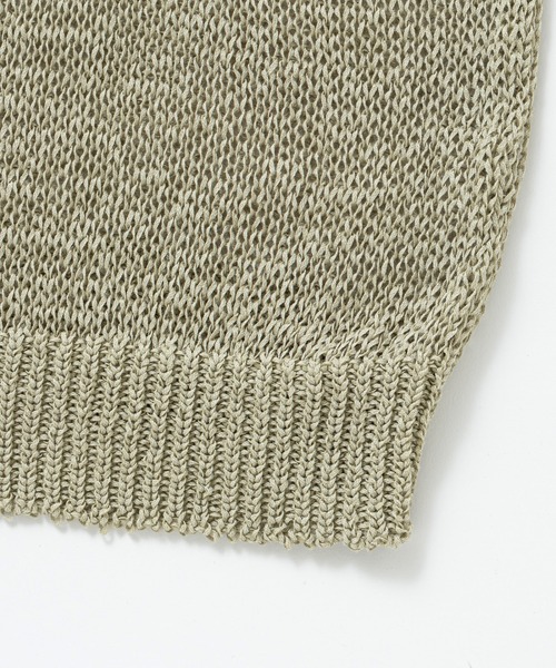 LA MARINE FRANCAISE(マリン フランセーズ)の「テープヤーンレースアッププルオーバー(ニット/セーター・レディース・レッド/ベージュ/ブルー・FREE)」の10枚目の写真