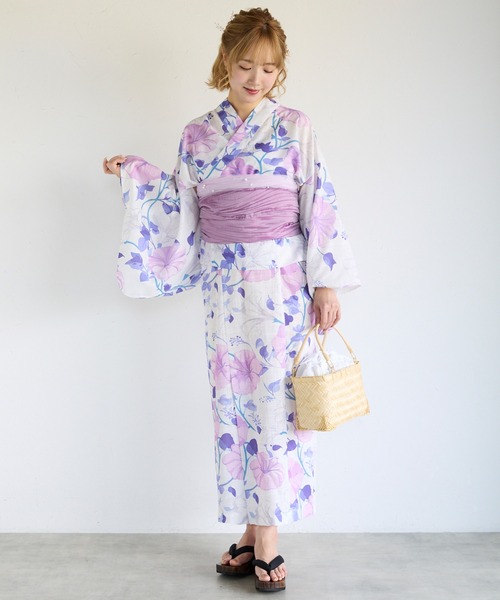 浴衣ワンピース3399 3点セット2Way花柄セパレート浴衣[gi1405] | レディース