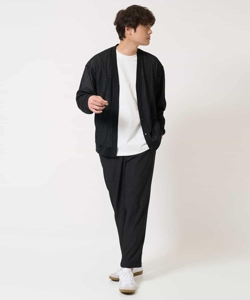 a.v.v(アーヴェヴェ)の「【速乾/毛玉になりにくい】ドローコード付きワイドシルエットカットソー(Tシャツ/カットソー・メンズ・ホワイト/チャコールグレー/ネイビー・50/48/44/46)」の12枚目の写真