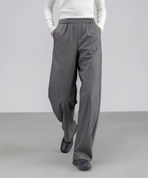 DECADE CLASSIC(ディケイド クラシック)の「【DECADE CLASSIC】エフォートレスセミワイドパンツ(スラックス・レディース・グレー/ブラック・SMALL/MEDIUM/LARGE)」の13枚目の写真