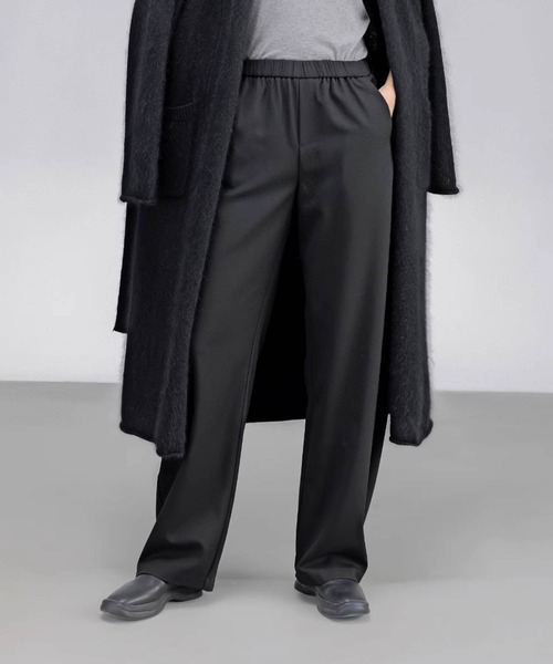 DECADE CLASSIC(ディケイド クラシック)の「【DECADE CLASSIC】エフォートレスセミワイドパンツ(スラックス・レディース・グレー/ブラック・SMALL/MEDIUM/LARGE)」の6枚目の写真