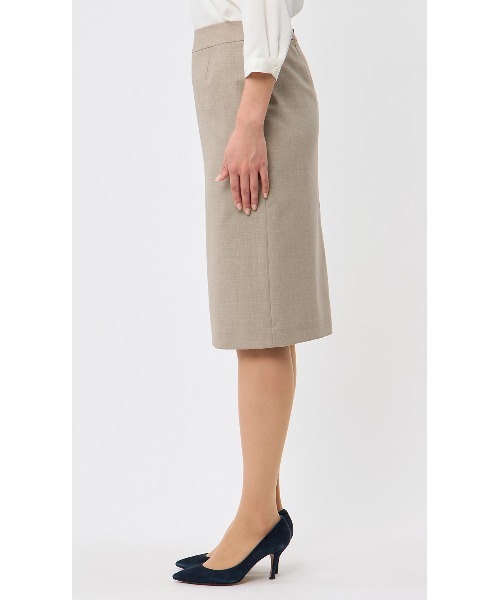 美品　11号　ケイミー　スマートストレッチ　スカート　ベージュ セール】【洗える・防シワ・ストレッチ】美しく見せる