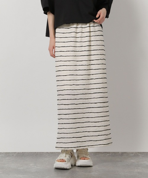 LAKOLE（ラコレ）の「カットシャーリングナロースカート / 450293（スカート・レディース・ブラック/ミント/アイボリー/オレンジ/その他2・FREE）」の14枚目の写真