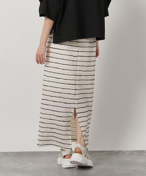 LAKOLE（ラコレ）の「カットシャーリングナロースカート / 450293（スカート・レディース・ブラック/ミント/アイボリー/オレンジ/その他2・FREE）」の16枚目の写真