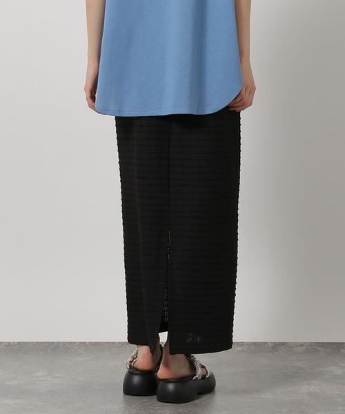 LAKOLE（ラコレ）の「カットシャーリングナロースカート / 450293（スカート・レディース・ブラック/ミント/アイボリー/オレンジ/その他2・FREE）」の21枚目の写真