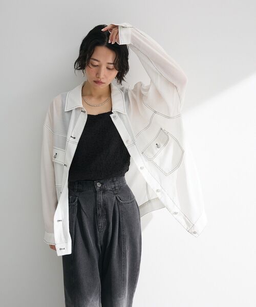 シアーガーデン セール】・ELENCARE DUE カラーステッチシアーGジャン（その他