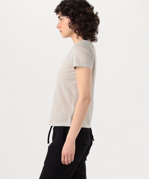 JAMES PERSE(ジェームスパース)の「ベーシック クルーネックTシャツ WLJ3114(Tシャツ/カットソー・レディース・ベージュ/ライトベージュ/チャコールグレー・0/1/2)」の6枚目の写真