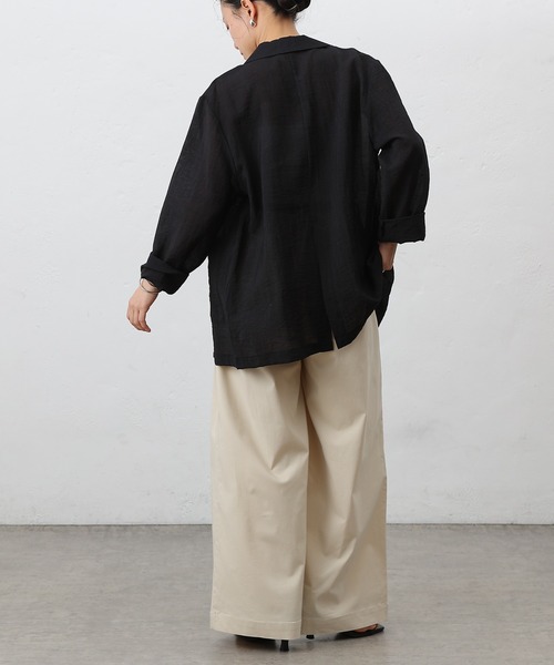 COLONY 2139（コロニートゥーワンスリーナイン）の「レーヨンナイロンタックワイドパンツ（その他パンツ・レディース・ブラック/ベージュ/ライトグレー/ブラウン・SMALL/MEDIUM）」の22枚目の写真