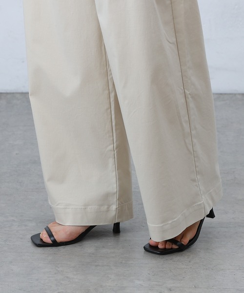 COLONY 2139（コロニートゥーワンスリーナイン）の「レーヨンナイロンタックワイドパンツ（その他パンツ・レディース・ブラック/ベージュ/ライトグレー/ブラウン・SMALL/MEDIUM）」の19枚目の写真