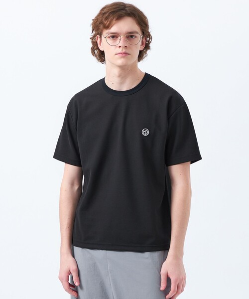 MACKINTOSH PHILOSOPHY（ﾏｯｷﾝﾄｯｼｭ ﾌｨﾛｿﾌｨｰ）の「【WEB&一部店舗限定】ハイエアーカノコ MPワッペン半袖Tシャツ（Tシャツ/カットソー・メンズ・ホワイト/ダークネイビー/ブラック・38/40/42）」の3枚目の写真