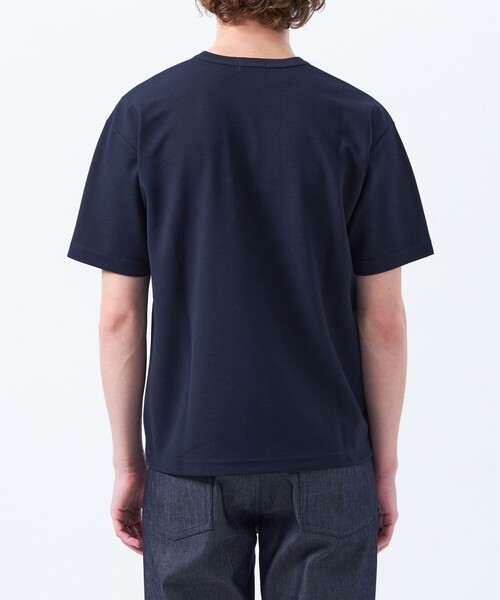 MACKINTOSH PHILOSOPHY（ﾏｯｷﾝﾄｯｼｭ ﾌｨﾛｿﾌｨｰ）の「【WEB&一部店舗限定】ハイエアーカノコ MPワッペン半袖Tシャツ（Tシャツ/カットソー・メンズ・ホワイト/ダークネイビー/ブラック・38/40/42）」の9枚目の写真