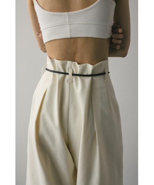 STYLEMIXER(スタイルミキサー)の「ローウエストベルトワイドパンツ(スラックス・レディース・ブラウン/アイボリー/ブラック・SMALL/MEDIUM)」の14枚目の写真