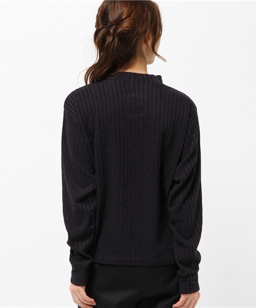 OUTLET(アウトレット)の「【Kastane】ハイネックリブプルオーバー(Tシャツ/カットソー・レディース・ネイビー・FREE)」の4枚目の写真