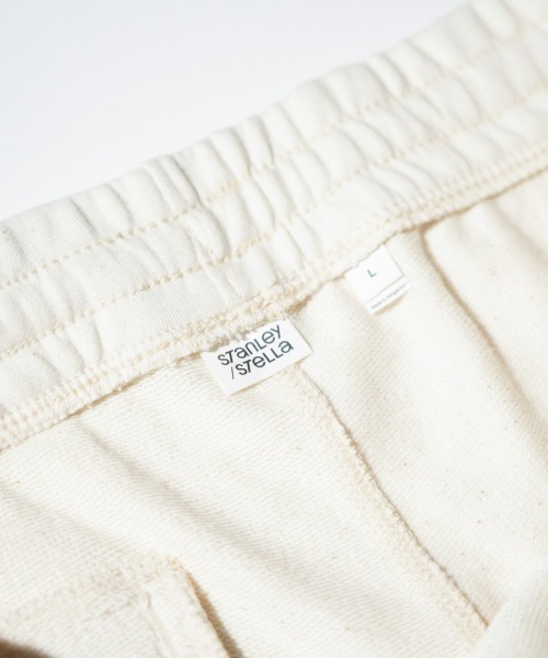 THRIFTY LOOK(スリフティールック)の「Stanley/Stella / スタンレーステラ Trainer 2.0 (SABU015) フレンチテリー オーガニックコットン スウェットショーツ(スウェットパンツ・メンズ・ナチュラル/ブラック・MEDIUM/LARGE)」の12枚目の写真