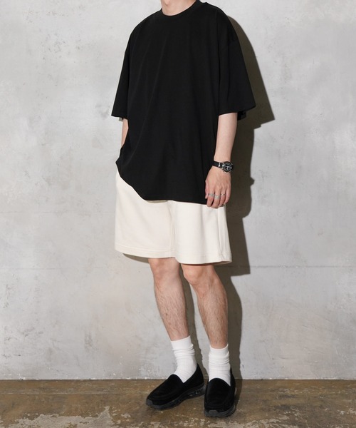 THRIFTY LOOK(スリフティールック)の「Stanley/Stella / スタンレーステラ Trainer 2.0 (SABU015) フレンチテリー オーガニックコットン スウェットショーツ(スウェットパンツ・メンズ・ナチュラル/ブラック・MEDIUM/LARGE)」の6枚目の写真