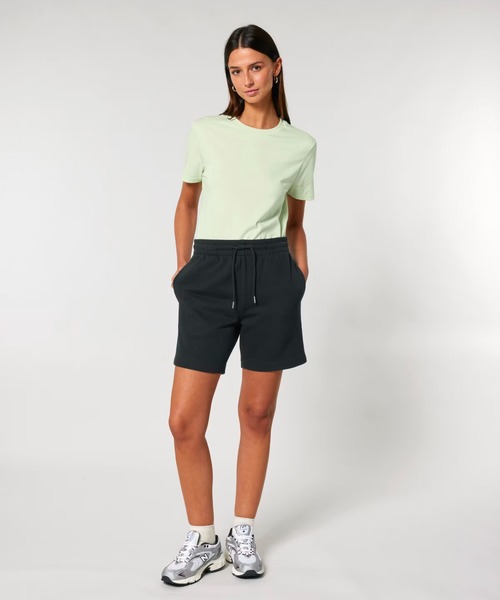 THRIFTY LOOK(スリフティールック)の「Stanley/Stella / スタンレーステラ Trainer 2.0 (SABU015) フレンチテリー オーガニックコットン スウェットショーツ(スウェットパンツ・メンズ・ナチュラル/ブラック・MEDIUM/LARGE)」の19枚目の写真