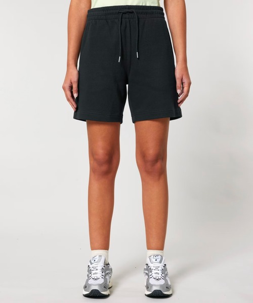 THRIFTY LOOK(スリフティールック)の「Stanley/Stella / スタンレーステラ Trainer 2.0 (SABU015) フレンチテリー オーガニックコットン スウェットショーツ(スウェットパンツ・メンズ・ナチュラル/ブラック・MEDIUM/LARGE)」の20枚目の写真