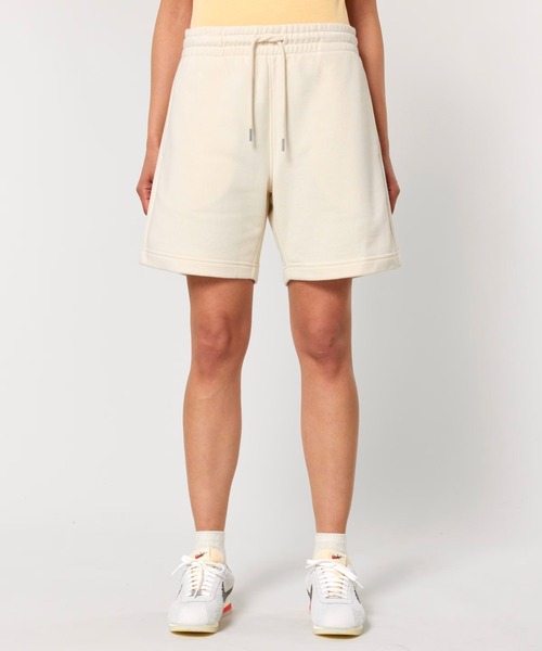 THRIFTY LOOK(スリフティールック)の「Stanley/Stella / スタンレーステラ Trainer 2.0 (SABU015) フレンチテリー オーガニックコットン スウェットショーツ(スウェットパンツ・メンズ・ナチュラル/ブラック・MEDIUM/LARGE)」の3枚目の写真