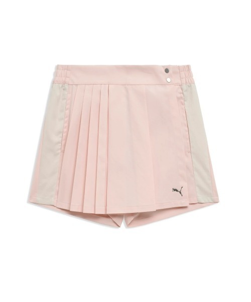 PUMA(プーマ)の「PUMA DARE TO SKORT(プーマ ディア トゥ スコート)(スカート・レディース・ピンク系/グレー系・LARGE/MEDIUM/SMALL)」の1枚目の写真
