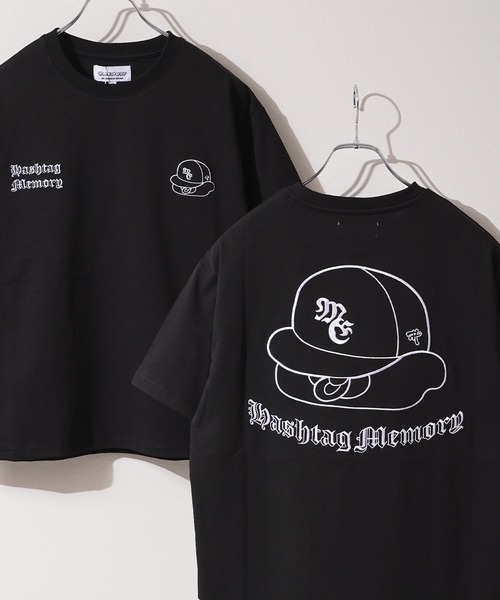 #MEMORY（メモリー）の「【MEMORY】バブフェイス 総刺繍 S/S Tシャツ / Babu Face T-shirt with full embroidery（Tシャツ/カットソー・メンズ・ホワイト/ブラウン/ブラック/ネイビー/チャコールグレー・L/XL/M）」の2枚目の写真