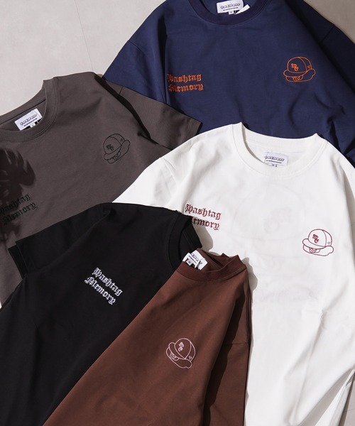 #MEMORY（メモリー）の「【MEMORY】バブフェイス 総刺繍 S/S Tシャツ / Babu Face T-shirt with full embroidery（Tシャツ/カットソー・メンズ・ホワイト/ブラウン/ブラック/ネイビー/チャコールグレー・L/XL/M）」の14枚目の写真