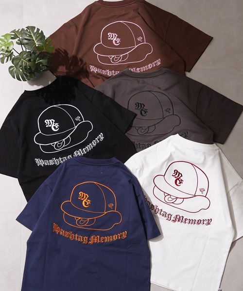#MEMORY（メモリー）の「【MEMORY】バブフェイス 総刺繍 S/S Tシャツ / Babu Face T-shirt with full embroidery（Tシャツ/カットソー・メンズ・ホワイト/ブラウン/ブラック/ネイビー/チャコールグレー・L/XL/M）」の13枚目の写真