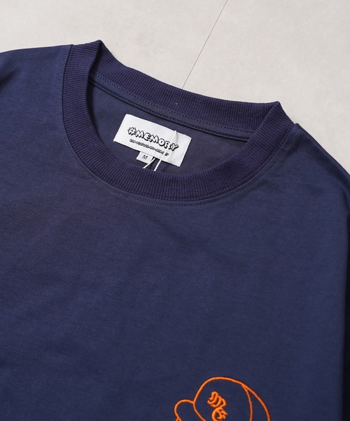 #MEMORY（メモリー）の「【MEMORY】バブフェイス 総刺繍 S/S Tシャツ / Babu Face T-shirt with full embroidery（Tシャツ/カットソー・メンズ・ホワイト/ブラウン/ブラック/ネイビー/チャコールグレー・L/XL/M）」の15枚目の写真
