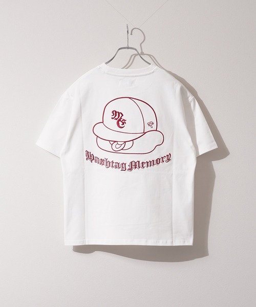 #MEMORY（メモリー）の「【MEMORY】バブフェイス 総刺繍 S/S Tシャツ / Babu Face T-shirt with full embroidery（Tシャツ/カットソー・メンズ・ホワイト/ブラウン/ブラック/ネイビー/チャコールグレー・L/XL/M）」の11枚目の写真
