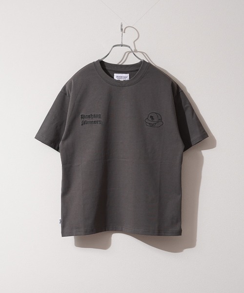 #MEMORY（メモリー）の「【MEMORY】バブフェイス 総刺繍 S/S Tシャツ / Babu Face T-shirt with full embroidery（Tシャツ/カットソー・メンズ・ホワイト/ブラウン/ブラック/ネイビー/チャコールグレー・L/XL/M）」の8枚目の写真