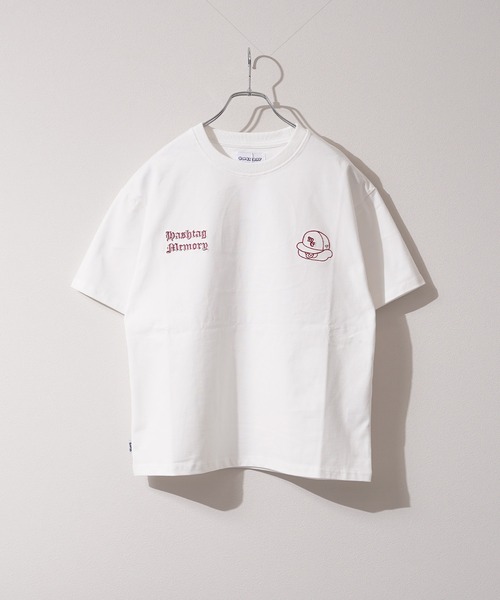 #MEMORY（メモリー）の「【MEMORY】バブフェイス 総刺繍 S/S Tシャツ / Babu Face T-shirt with full embroidery（Tシャツ/カットソー・メンズ・ホワイト/ブラウン/ブラック/ネイビー/チャコールグレー・L/XL/M）」の12枚目の写真