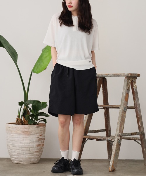 THOUSAND MILE（サウザンドマイル）の「THOUSAND MILE/サウザンドマイル NYLON TASLAN WEATHER WALK SHORTS ショーツ（その他パンツ・メンズ・ブラック・S/M/L/XL）」の13枚目の写真